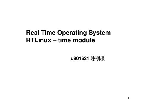 Image result for RTLinux System