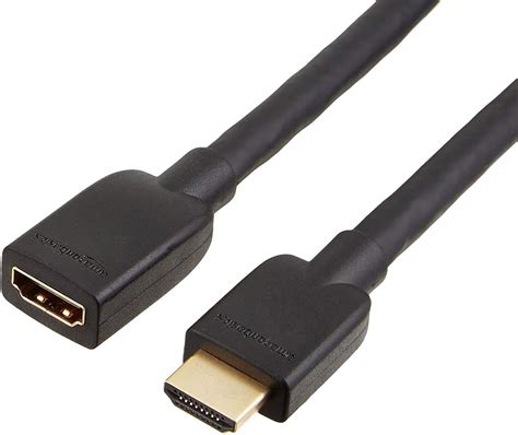 Buy AmazonBasics High-Speed Male to Female HDMI Extension Cable-10 Feet ...
