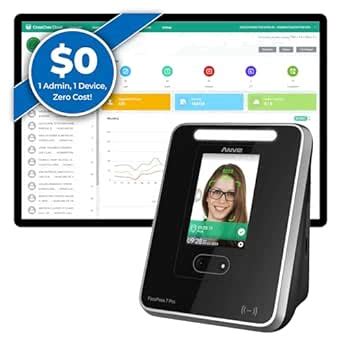 ANVIZ Time Clocks for Employees Small Business - FacePass 7 Pro ...