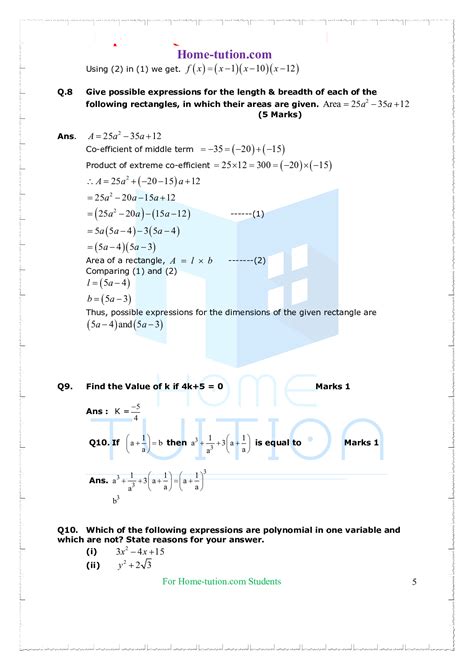 Image result for Class 9 Maths Chapter 2 Important Questions