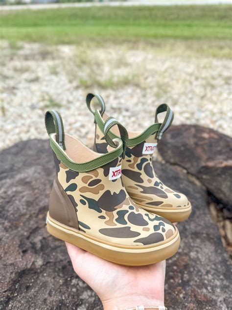 Little Kid's Xtratuf Duck Camo Ankle Deck Boot – Boot Country