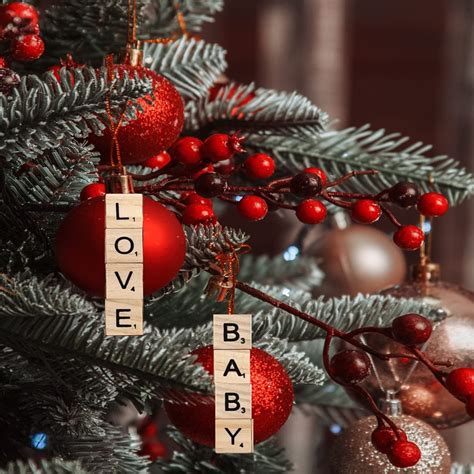 Buy Unique Deals Wooden Scrabble Tiles Kids Crafts Pendant Spelling ...