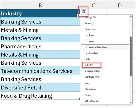 Image result for Linked Data Types Excel