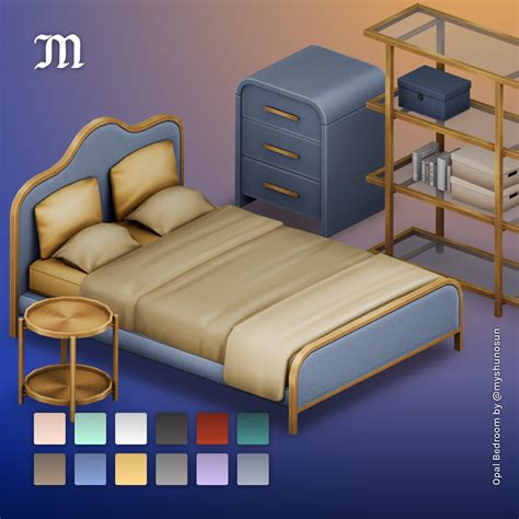Sims 4 CC World: Hey pals! Opal Bedroom includes 5 new bedroom...
