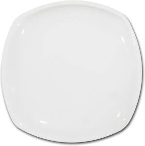 La Pliant Acrylic Compartment Plate / Square Full Plate 10 x 10 inches ...