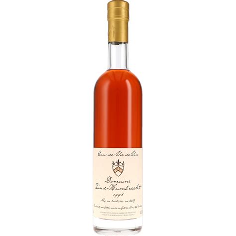 Eau de Vie de Vin 1996 500ml Domaine Zind-Humbrecht, luxury wines
