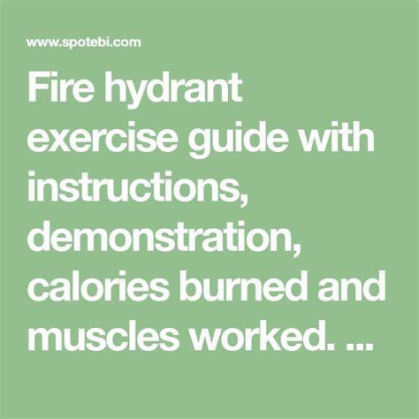 Image result for Fire Hydrant Exercise Proper Form