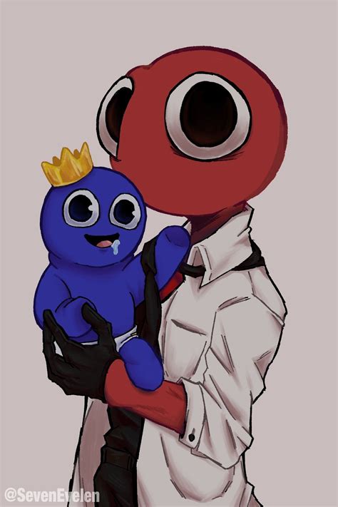 Rainbow friends blue – Artofit