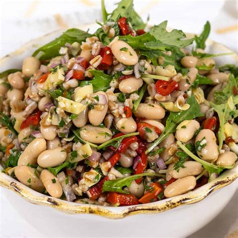 Summer Farro Salad with Cannellini Beans - Always From Scratch