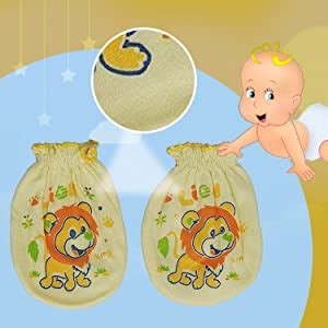 Aarushi Vijkan Printed Baby's Mittens Pack of 12 : Amazon.in: Clothing ...