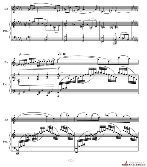第四二胡狂想曲曲谱（第四二胡狂想曲二胡独奏+钢琴伴奏简谱）-曲谱图网