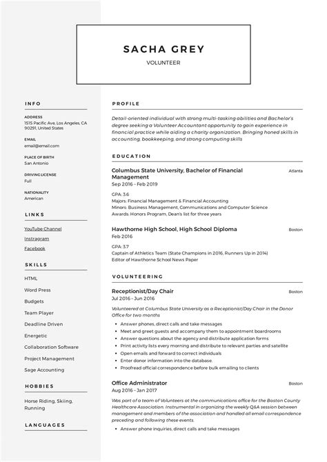 20 Volunteer Resume Examples & Guide for 2023