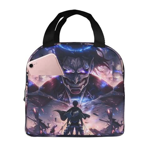 Attack On Titan Lunch bag, insulated lunch box, insulated food delivery ...