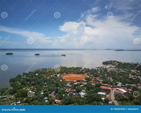 Bay in Bluefields town stock image. Image of america - 100307045