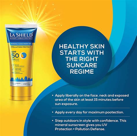 Buy LA SHIELD EXPERT URBAN PROTECT MINERAL SUNSCREEN GEL SPF 50 (50G ...