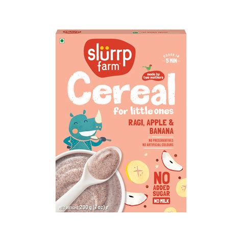 Apple & Banana Cereals- Buy Little Ones Cereal with Ragi, Apple ...