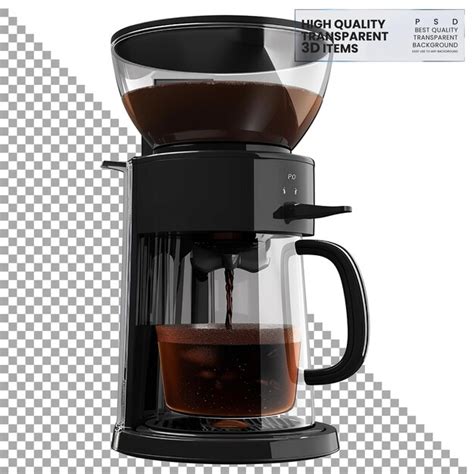 Coffee maker png isolated on transparent background | Premium AI ...