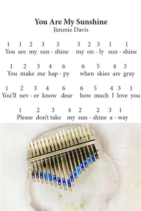Kalimba Music Using Numbers 的图像结果