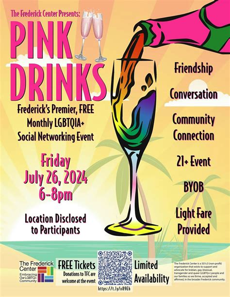 SO HOT Pink Drinks: Frederick’s LGBTQIA+ Social Mixer -Friday, 26 July ...
