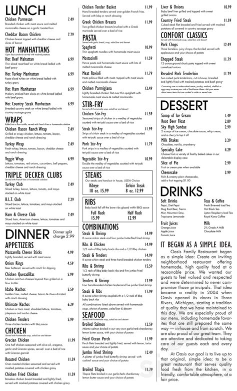 three rivers restaurants michigan - Alise Pickens