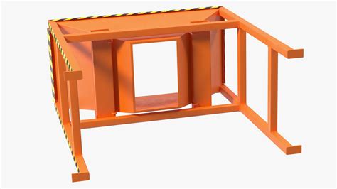 3D Silo Container Filling Funnel Orange | 3D Molier International