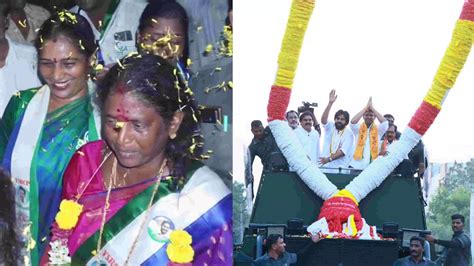 Campaign Troubles: Flowers cause infection to rivals Vanga Geetha ...