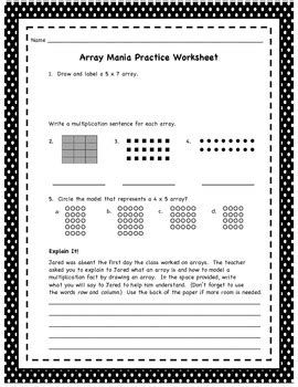 Image result for Common Core Multiplication Array
