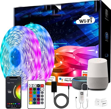 Buy Gesto 5 Meters RGB Strip Lights for Room with Adaptor - Music Sync ...