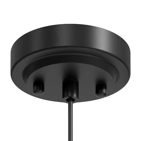 CO-Z 3-Light Matte Black Modern/Contemporary Clear Glass Cylinder Led ...