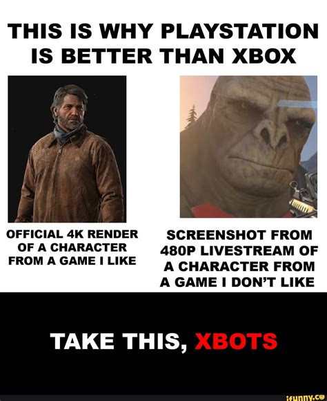 THIS IS WHY PLAYSTATION IS BETTER THAN XBOX OFFICIAL RENDER SCREENSHOT FROM OF A CHARACTER 480P ...