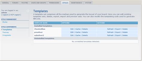 Image result for phpBB Select Template