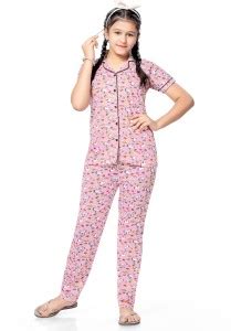 Bloem Girls Printed Pink Shirt & Pyjama set Price in India - Buy Bloem ...