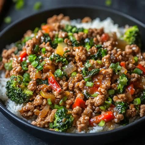 Ground Turkey Stir Fry