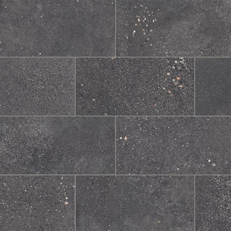 Area 51 12" x 24" Matte Porcelain Field Tile in Black | Porcelain tile ...