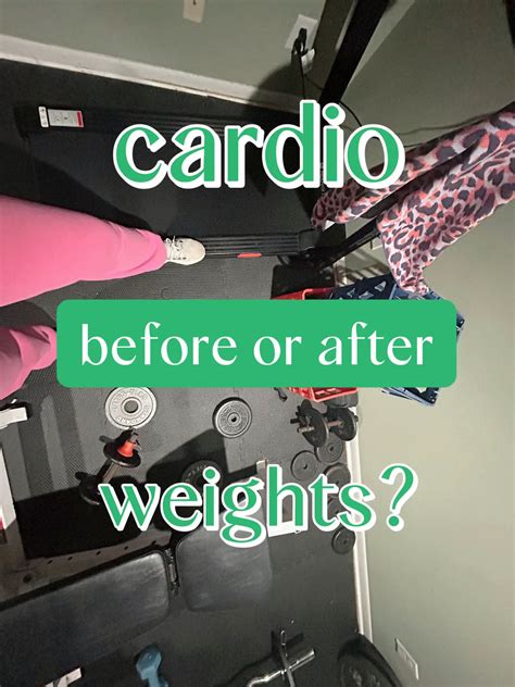 Cardio Before or After Weights?? | แกลเลอรีที่โพสต์โดย Morgan Green | Lemon8