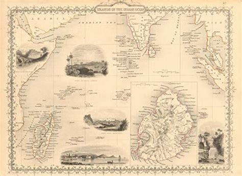 Buy Indian Ocean Islands. Mauritius Seychelles Madacar MV. RAPKIN ...