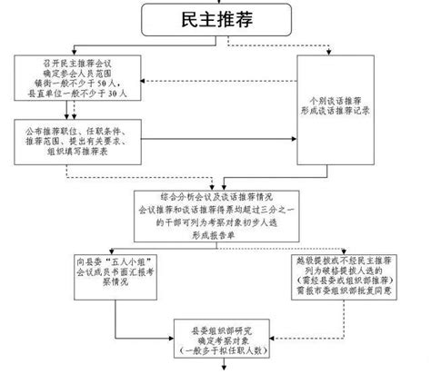 一图读懂干部提拔流程图 - 知乎