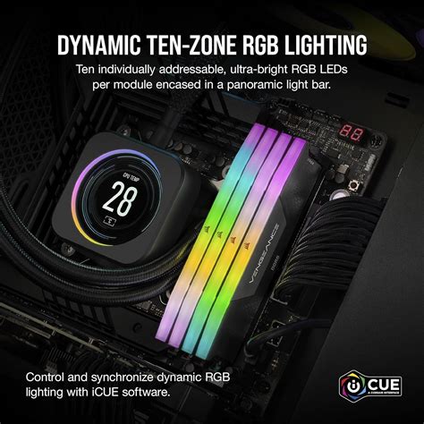 CORSAIR VENGEANCE- CMH16GX5M1B5600C40- RGB DDR5 16GB (1X16GB) DDR5 560
