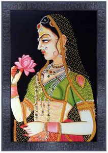 pnf Rajasthani miniature painting art Wood Photo Frames with Acrylic ...