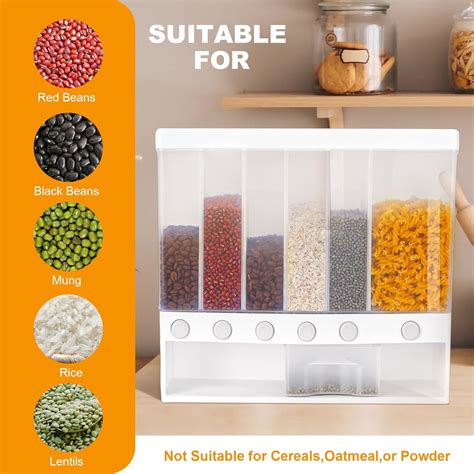 Layhit Dry Food Dispenser 25 Pounds Wall Mounted India | Ubuy