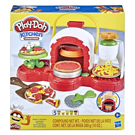 Play-Doh Stamp 'N Top Pizza Oven Toy with 5 Non-Toxic Colors- Buy ...