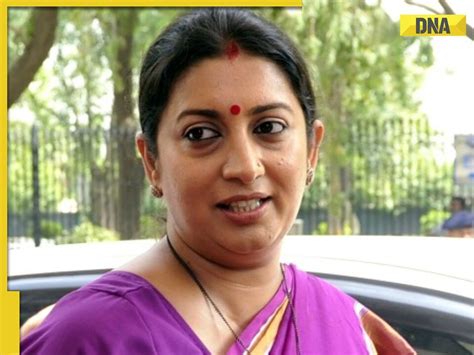 Smriti Irani recalls having 'zero money' in bank account, still refused ...