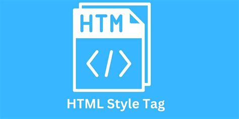 HTML Style Tag 的图像结果
