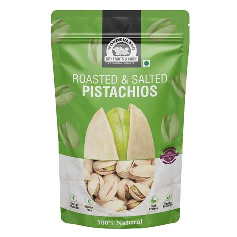 Wonderland Foods 500g California Roasted & Salted Pistachios (Pista) P
