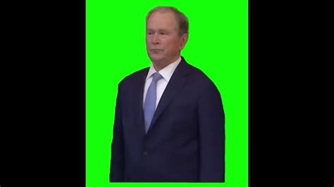 George W. Bush Smiling Green Screen Memes Download | Memes.co.in