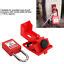 Buy Circuit Breaker Lockout Device Clamp On Safety Lock Padlock Set Kit ...