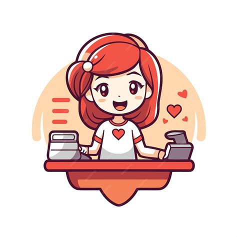 Image result for Cartoon Computer Girl