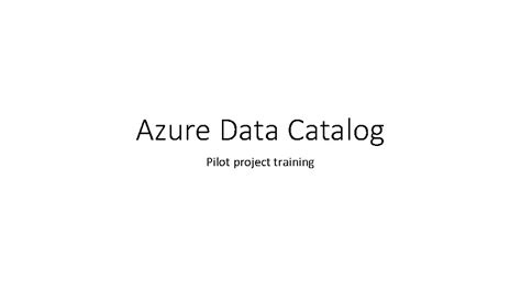 Image result for Azure Data Catalog Tutorial