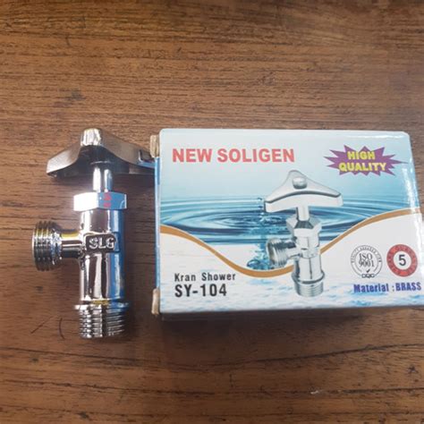Jual Stopkran stop kran keran shower toilet kloset soligen kuningan 1/2 ...