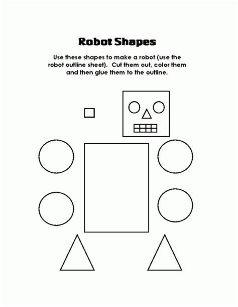 Image result for Making a Robot Using Shapes DIY